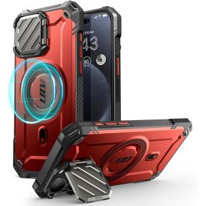 imageSUPCASE for iPhone 15 Pro Max Case with Camera Cover ampamp Stand UBMag XT Compatible with MagSafe Builtin Kickstand MilitaryGrade Protection Heavy Duty Rugged Magnetic Phone Case GuldanRuddy