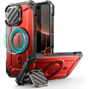 imageSUPCASE for iPhone 16 Pro Case 63 2024 with Camera Cover Stand UBMag XT Compatible with MagSafe Builtin Kickstand MilitaryGrade Protection Heavy Duty Rugged Magnetic Phone Case GuldanRuddy