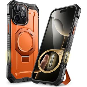 imageSUPCASE for iPhone 16 Pro Max Case with Camera Control Capture Button Unicorn Beetle Grip Builtin Stand Compatible with MagSafe Heavy Duty Magnetic Phone Case for iPhone 16 Pro Max BlackMagma