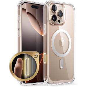 imageSUPCASE for iPhone 16 Pro Max Case with Camera Control Capture Button Unicorn Beetle Mag Compatible with MagSafe MilitaryGrade Protection Slim Clear Magnetic Phone Case AzureClear