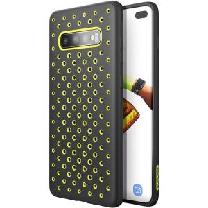 imageSupCase Unicorn Beetle Sport Series Designed for Samsung Galaxy S10 Plus Case 2019 Release Liquid Silicone Rubber PC Premium Hybrid Case Hole Pattern with Heat Dissipation Green