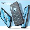 imageSUPCASE Unicorn Beetle Sport Series Designed for iPhone XR Case 2018 Release Liquid Silicone Rubber PC Premium Hybrid Case Hole Pattern with Heat Dissipation BlueGray