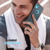 imageSUPCASE Unicorn Beetle Sport Series Designed for iPhone XR Case 2018 Release Liquid Silicone Rubber PC Premium Hybrid Case Hole Pattern with Heat Dissipation BlueGray