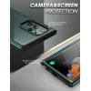 imageSUPCASE for Samsung Galaxy S22 Ultra Case Unicorn Beetle Edge Pro Builtin Screen Protector MilitaryGrade Protection Slim Frame Clear Protective Phone Case for S22 Ultra 5G 2022 WinePeacock