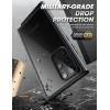 imageSUPCASE for Samsung Galaxy S22 Ultra Case Unicorn Beetle Edge Pro Builtin Screen Protector MilitaryGrade Protection Slim Frame Clear Protective Phone Case for S22 Ultra 5G 2022 Wineblack