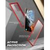 imageSUPCASE for Samsung Galaxy S22 Ultra Case Unicorn Beetle Edge Pro Builtin Screen Protector MilitaryGrade Protection Slim Frame Clear Protective Phone Case for S22 Ultra 5G 2022 WineRed