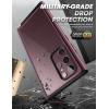 imageSUPCASE for Samsung Galaxy S22 Ultra Case Unicorn Beetle Edge Pro Builtin Screen Protector MilitaryGrade Protection Slim Frame Clear Protective Phone Case for S22 Ultra 5G 2022 WineWine