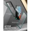 imageSUPCASE for Samsung Galaxy S22 Ultra Case Unicorn Beetle Edge Pro Builtin Screen Protector MilitaryGrade Protection Slim Frame Clear Protective Phone Case for S22 Ultra 5G 2022 WinePeacock