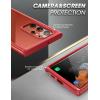 imageSUPCASE for Samsung Galaxy S22 Ultra Case Unicorn Beetle Edge Pro Builtin Screen Protector MilitaryGrade Protection Slim Frame Clear Protective Phone Case for S22 Ultra 5G 2022 WineRed