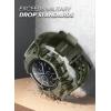 imageSUPCASE for Samsung Galaxy Watch 4 Classic Band with Case 46mm Unicorn Beetle Pro MilitaryGrade Protection Heavy Duty Cover with Adjustable Strap Band for Galaxy Watch 4 Classic BlackDark Green