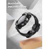 imageSUPCASE for Samsung Galaxy Watch 4 Classic Band with Case 46mm Unicorn Beetle Pro MilitaryGrade Protection Heavy Duty Cover with Adjustable Strap Band for Galaxy Watch 4 Classic BlackBlack