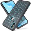 imageSUPCASE Unicorn Beetle Sport Series Case for iPhone Xs Max Case 2018 Release Liquid TPU Silicone Rubber Premium Hybrid Case Hole Pattern with Heat Dissipation V20 Blue
