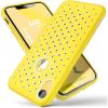 imageSUPCASE Unicorn Beetle Sport Series Designed for iPhone XR Case 2018 Release Liquid Silicone Rubber PC Premium Hybrid Case Hole Pattern with Heat Dissipation YellowGray