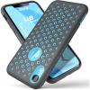 imageSUPCASE Unicorn Beetle Sport Series Designed for iPhone XR Case 2018 Release Liquid Silicone Rubber PC Premium Hybrid Case Hole Pattern with Heat Dissipation BlueGray