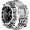 imageSUPCASE for Samsung Galaxy Watch 4 Classic Band with Case 46mm Unicorn Beetle Pro MilitaryGrade Protection Heavy Duty Cover with Adjustable Strap Band for Galaxy Watch 4 Classic BlackFrost Black