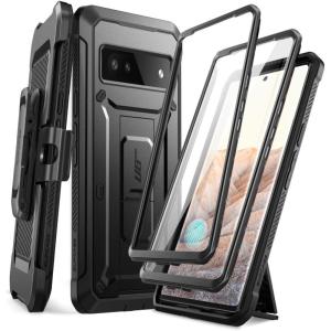 imageSUPCASE for Google Pixel 6A Case with Stand ampamp BeltClip Unicorn Beetle Pro Builtin Screen Protector ampamp Front Frame MilitaryGrade Protection Heavy Duty Rugged Phone Case for Pixel 6A Black