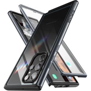 imageSUPCASE for Samsung Galaxy S22 Ultra Case Unicorn Beetle Edge Pro Builtin Screen Protector MilitaryGrade Protection Slim Frame Clear Protective Phone Case for S22 Ultra 5G 2022 Wineblack