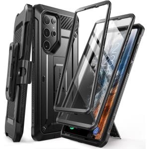 imageSUPCASE for Samsung Galaxy S22 Ultra Case with Stand Unicorn Beetle Pro 2 Front Frames Builtin Screen Protector ampamp BeltClip MilitaryGrade Protection Phone Case for Galaxy S22 Ultra Blackblack
