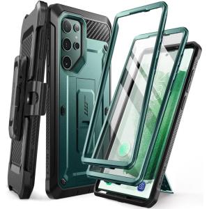 imageSUPCASE for Samsung Galaxy S22 Ultra Case with Stand Unicorn Beetle Pro 2 Front Frames Builtin Screen Protector ampamp BeltClip MilitaryGrade Protection Phone Case for Galaxy S22 Ultra Black2 Before P