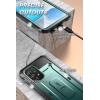 imageSUPCASE Samsung Galaxy A53 5G 2022 Case with Builtin Screen Protector Kickstand Holder Belt Clip Unicorn Beetle Pro 360 Full Body Protection Shockproof Blackpeacock