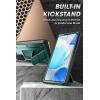 imageSUPCASE Samsung Galaxy A53 5G 2022 Case with Builtin Screen Protector Kickstand Holder Belt Clip Unicorn Beetle Pro 360 Full Body Protection Shockproof Blackpeacock