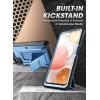 imageSUPCASE Unicorn Beetle Pro Series for Samsung Galaxy A12 Case 2020 Release FullBody Rugged Holster Case with Builtin Screen Protector RuddyMetallic Blue