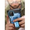 imageSUPCASE Unicorn Beetle Pro Series for Samsung Galaxy A12 Case 2020 Release FullBody Rugged Holster Case with Builtin Screen Protector RuddyMetallic Blue