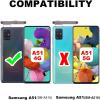 imageSUPCASE for Samsung Galaxy A51 Case Not Fit A51 5G Version Builtin Screen Protector ampamp Stand ampamp Belt Clip FullBody Heavy Duty Rugged Shockproof Protective Phone Case for Galaxy A51 BlackMetallic Red