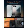 imageSUPCASE for Samsung Galaxy Z Flip 7 Case with Stand ampamp Front Screen Protector Unicorn Beetle Grip Support MagSafe Hinge Protection Full Body MilitaryGrade Rugged Back Phone Cover GuldanBlack