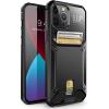 imageSUPCASE Unicorn Beetle Vault Series Case Designed for iPhone 12 Pro Max 2020 Release 67 Inch Slim Protective Wallet Case with Builtin card holder Black