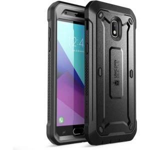 imageSUPCASE Unicorn Beetle PRO Series Phone Case for Samsung Galaxy J7 2018 FullBody Rugged Holster Case with Builtin Screen Protector for Galaxy J7 2018 Release Black