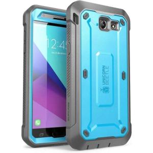 imageSUPCASE Unicorn Beetle Pro Series Case Designed for Samsung Galaxy J7 2017 FullBody Rugged Holster with Builtin Screen Protector for Galaxy HaloJ7 2017 SMJ727 Not Fit J7 2018 SMJ737 Blue