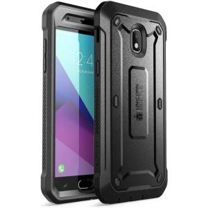 imageSUPCASE Unicorn Beetle Pro Series Case for Samsung Galaxy J3 2018 FullBody Rugged Holster Case with Builtin Screen Protector for Samsung Galaxy J3 Achieve 2018 ReleaseSMJ337Black