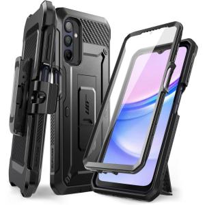 imageSUPCASE Unicorn Beetle Pro for Samsung Galaxy A15 Case with Screen Protector Builtin Stand ampamp BeltClip MilitaryGrade Protection 360 FullBody Rugged Phone Case for Galaxy A15 5G 2024 BlackBlack