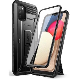 imageSUPCASE for Samsung Galaxy A02S Case with Stand Unicorn Beetle Pro Builtin Screen Protector FullBody Rugged Holster ampamp Kickstand Heavy Duty Shockproof Phone Case for Galaxy A02S 2021 Black