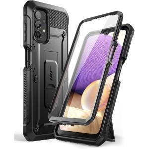 imageSUPCASE for Samsung Galaxy A32 5G Case with Screen Protector Unicorn Beetle Pro Builtin Stand ampamp Belt Clip Heavy Duty FullBody Shockproof Protective Phone Case for Galaxy A32 5G 2020 BlackBlack