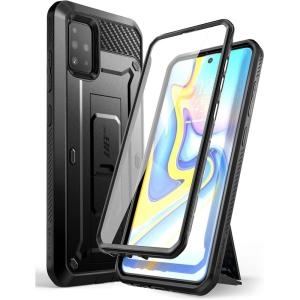 imageSUPCASE for Samsung Galaxy A51 Case Not Fit A51 5G Version Builtin Screen Protector ampamp Stand ampamp Belt Clip FullBody Heavy Duty Rugged Shockproof Protective Phone Case for Galaxy A51 BlackBlack