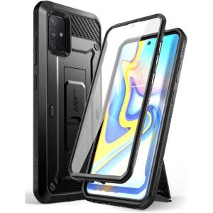 imageSUPCASE for Samsung Galaxy A71 5G Case Not for A71 5G UW Verizon Builtin Screen Protector ampamp Stand ampamp Belt Clip FullBody Heavy Duty Rugged Protective Phone Case for Samsung A71 67quot BlackBlack