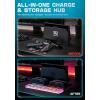 imageSUPCASE for Nintendo Switch 2 Joy Con Controllers Charger 9 Game Card Storage Ambient Lighting Allinone Organization Accessories for Switch 2 Heat Dissipation Slot for Dock with USB Cable
