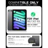 imageSUPCASE for iPad Mini 7 A17 Pro 2024 Case with Stand Unicorn Beetle Prism AntiScratch Support Apple Pencil Charging Slim Protective Clear Cover for iPad Mini 7th6th Generation 83 Inch BlackBlack