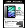 imageSUPCASE for iPad Mini 7 A17 Pro 2024 Case with Stand Unicorn Beetle Prism AntiScratch Support Apple Pencil Charging Slim Protective Clear Cover for iPad Mini 7th6th Generation 83 Inch BlackClear