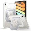 imageSUPCASE for iPad Mini 7 A17 Pro 2024 Case with Stand Unicorn Beetle Prism AntiScratch Support Apple Pencil Charging Slim Protective Clear Cover for iPad Mini 7th6th Generation 83 Inch BlackClear