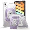 imageSUPCASE for iPad Mini 7 A17 Pro 2024 Case with Stand Unicorn Beetle Prism AntiScratch Support Apple Pencil Charging Slim Protective Clear Cover for iPad Mini 7th6th Generation 83 Inch BlackPurple