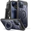 imageSUPCASE for iPhone 15 Pro Case with Stand Unicorn Beetle Pro Mag Builtin Screen Protector ampamp Belt Clip Compatible with MagSafe MilitaryGrade Magnetic Phone Case BlackMountain