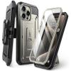imageSUPCASE for iPhone 15 Pro Case with Stand ampamp BeltClip Unicorn Beetle Pro Builtin Screen Protector MilitaryGrade Drop Protection FullBody Heavy Duty Rugged Phone Case BlackTiGray