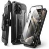 imageSUPCASE for iPhone 15 Pro Case with Stand ampamp BeltClip Unicorn Beetle Pro Builtin Screen Protector MilitaryGrade Drop Protection FullBody Heavy Duty Rugged Phone Case BlackBlack