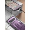 imageSUPCASE Unicorn Beetle Pro FullBody Rugged Holster Case with Builtin Screen Protector for Google Pixel 6 Pro 2021 BlackPurple