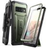 imageSUPCASE Unicorn Beetle Pro FullBody Rugged Holster Case with Builtin Screen Protector for Google Pixel 6 Pro 2021 BlackGreen