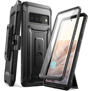 imageSUPCASE Unicorn Beetle Pro FullBody Rugged Holster Case with Builtin Screen Protector for Google Pixel 6 Pro 2021 BlackBlack