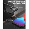 imageSupCase Unicorn Beetle Style Series Clear Case for iPhone 12 Pro Max Black  Designed for iPhone 12 Pro Max 2020 Release 67 Inch Premium Hybrid Protective